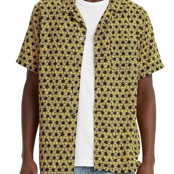 Levi’s Cubano Patterned Lightweight Button-Down Shirt - Picture 6 of 6